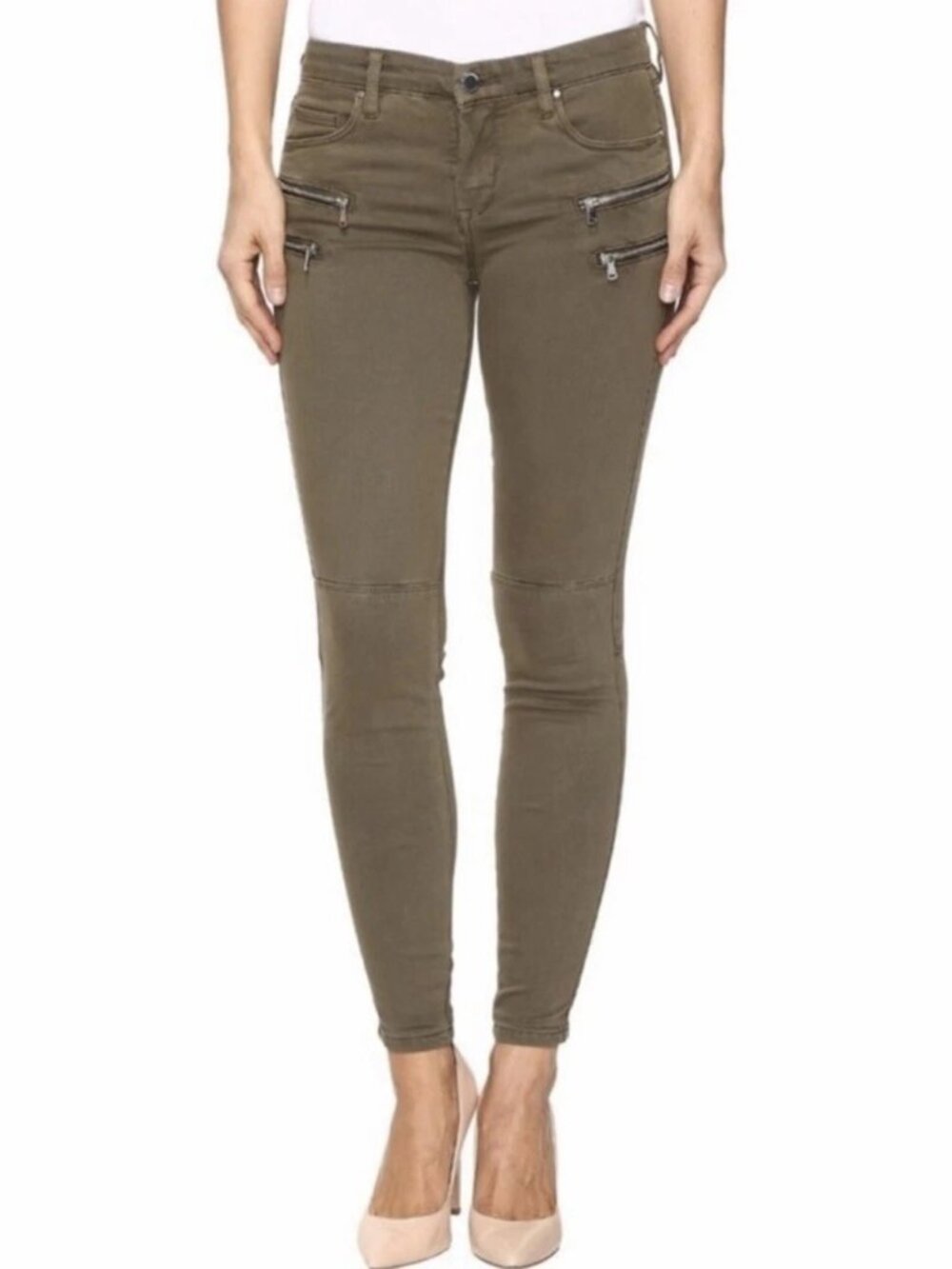 ✨BLANK NYC✨ Army Green Skinny Utility Pants - [Size 26]